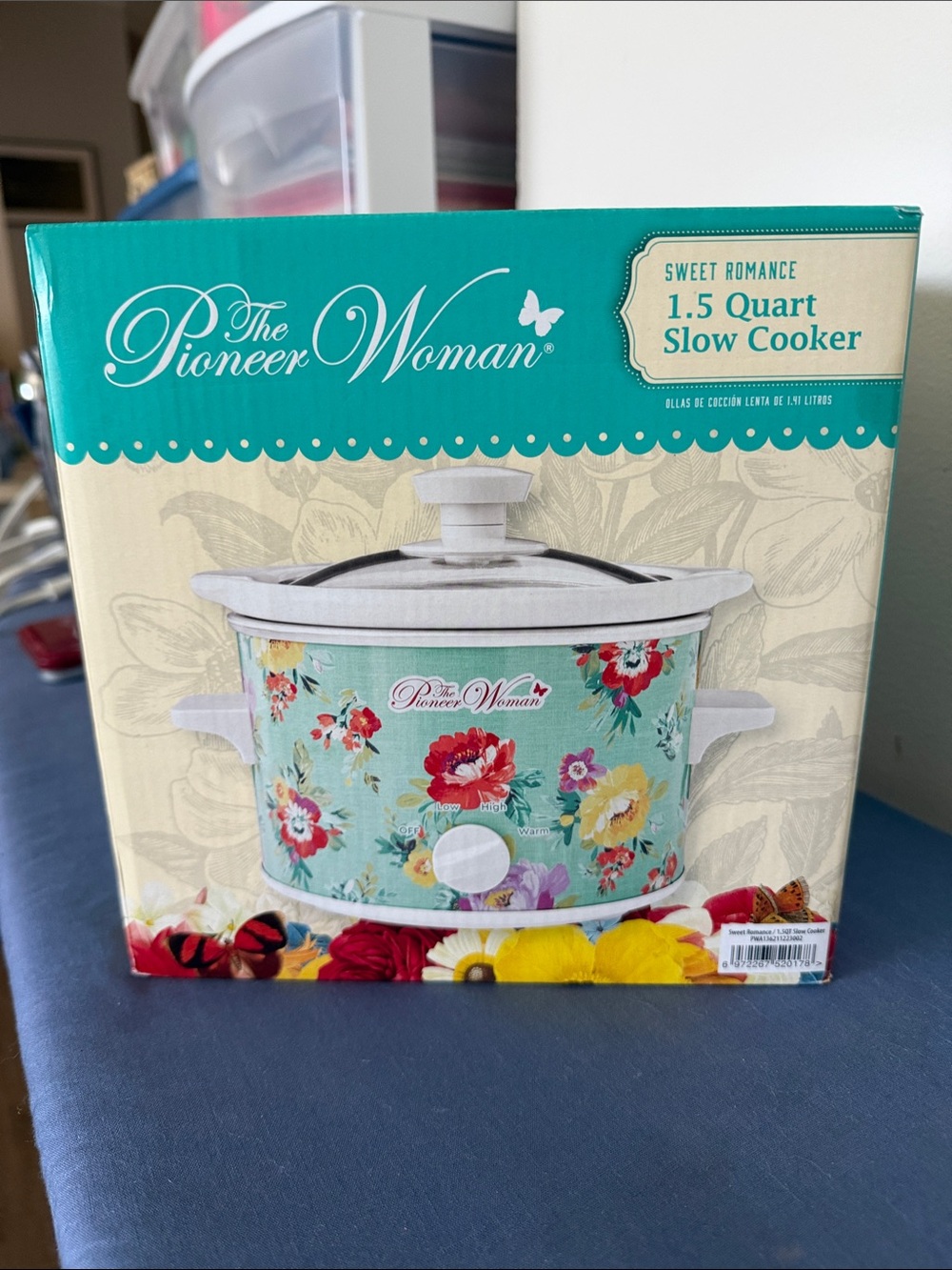 The Pioneer Woman Sweet Romance Slow Cooker 1.5 quart